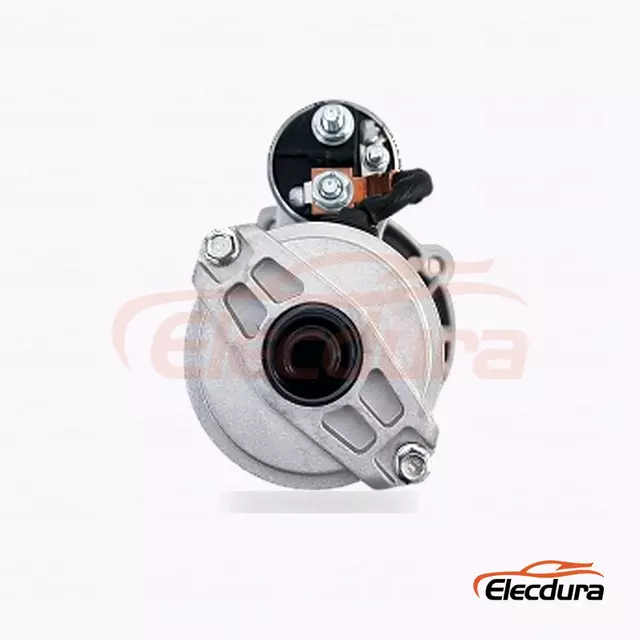 LRS2338 헤비듀티 스타터 모터, 12V 1.9kW 11톱니, 후면 단자 보기