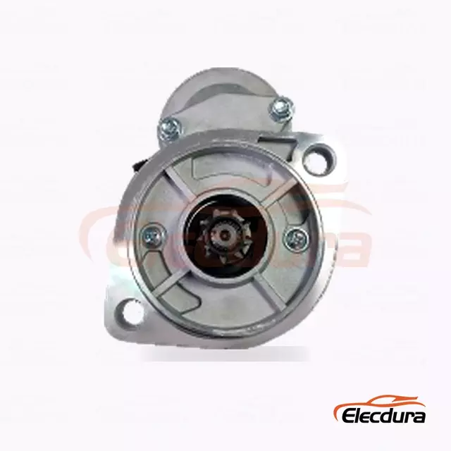 JS522 D&eacute;marreur Nissan, 12 V 2 kW 9 dents, vue lat&eacute;rale compl&egrave;te