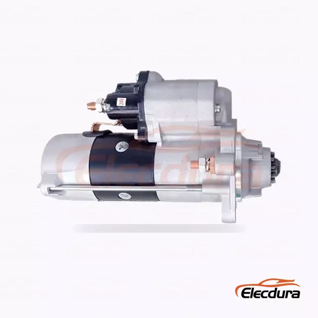 428000-6900 John Deere startmotor, 24V 4,6kW 10 t&aelig;nder, bagfra terminalvisning