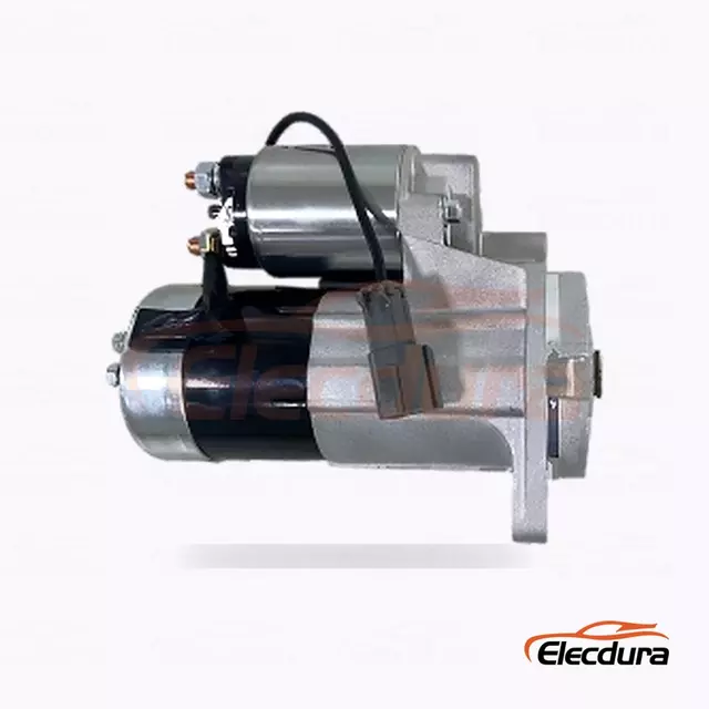 M0T65381 มอเตอร์สตาร์ทอุปกรณ์อุตสาหกรรม Nissan, 12V 1.0kW 9 ฟัน, มุมมองด้านหลัง
