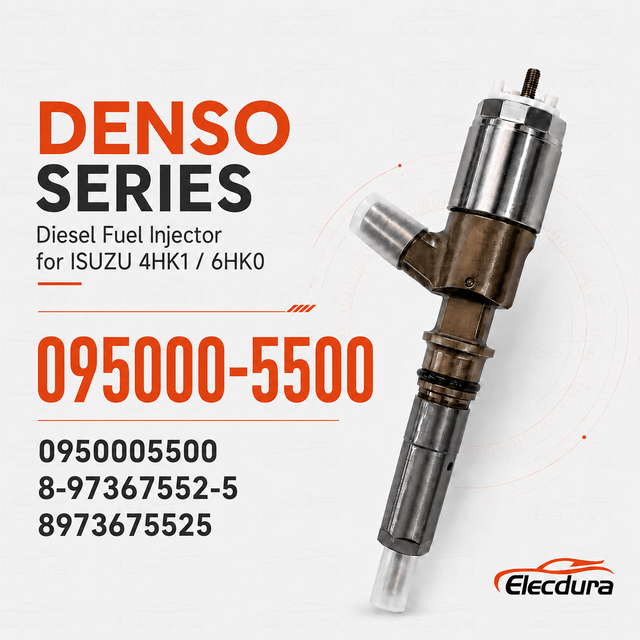 Denso Ref. 095000-5500 Diesel Injektor til ISUZU 4HK1 / 6HK0