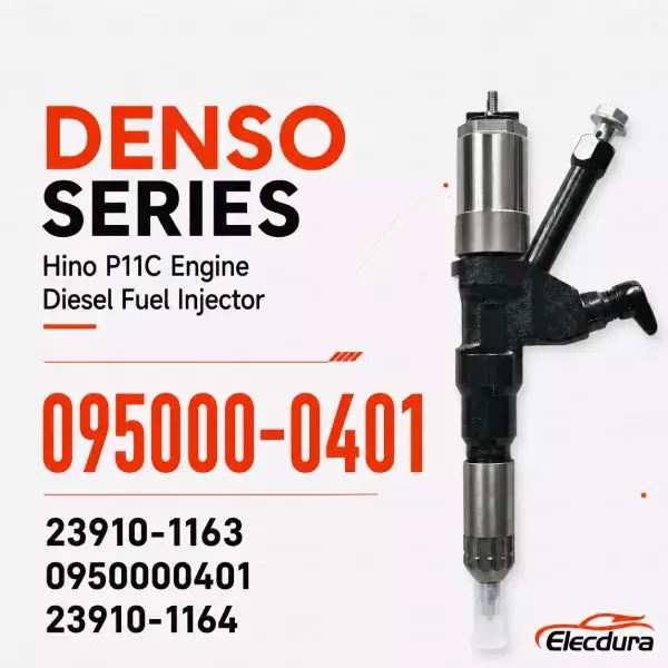 095000-0401 iniettore diesel common rail per motore HINO P11C