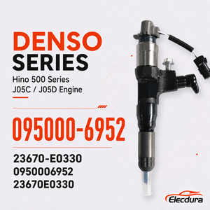 095000-6952 หัวฉีดดีเซลคอมมอนเรลสำหรับ Hino J05C J05D